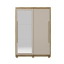 Ver imagem 7 de Guarda-Roupa 2 Portas Flex de Correr 3 Gavetas 100% MDF com Espelho e Pés Dubai Infinity