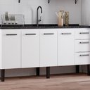 Ver imagem 3 de Gabinete Aço Atena 1,74 Metros Branco para Pia 1,80 Metros - P103617 - Cozimax Gabinete Aço Atena 1,