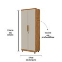 Ver imagem 5 de Multiuso Ouro Cor:ipe Off White - Armário - Mizza Decor