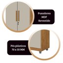 Ver imagem 6 de Multiuso Ouro Cor:ipe Off White - Armário - Mizza Decor