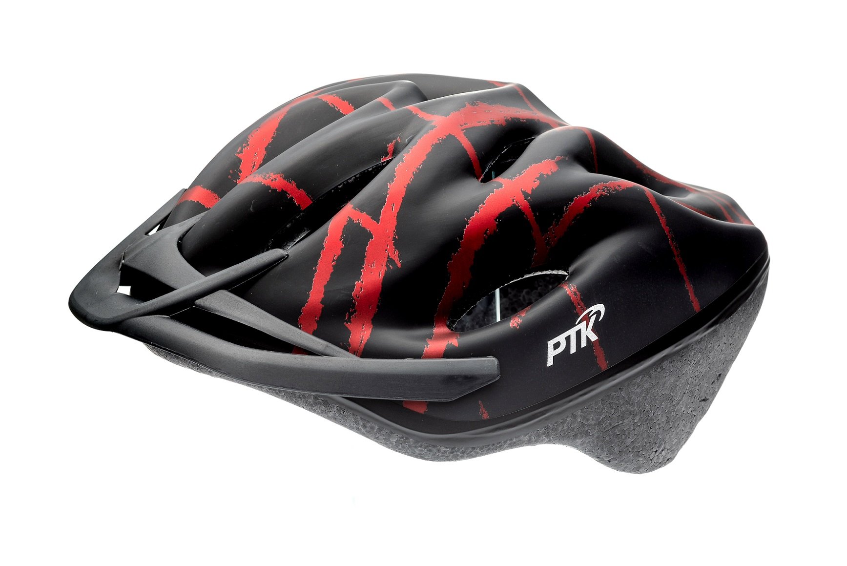 Capacete para Ciclistas Adulto Bike Ciclismo Mtb Speed Preto/vermelho Ptk Podium - 2