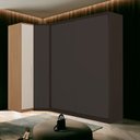 Ver imagem 2 de Módulo Canto 1 Porta 5 Prateleiras 100% MDF Decor Marrom/Freijo/Off-White