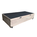 Ver imagem 1 de Cama Box Baú Solteiro Suede Bege com Pistão a Gás - Imperium do Sono