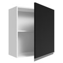 Ver imagem 5 de Armário de Cozinha Aéreo 100% MDF 60 cm 1 Porta Branco/Preto Acordes Madesa