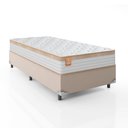 Ver imagem 1 de Cama Box Solteiro Colchão Molas Ensacadas 88x188x65cm