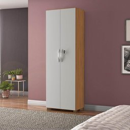 Armário Multiuso Nt4020 Freijó/ Off White Freijó Off White - 1 Armário Multiuso Nt4020 Freijó/ Off White Freijó Off White - 1