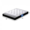 Ver imagem 2 de Colchão Viúva Probel De Espuma D20 Guarda Costas 128x188x12cm Preto/Branco 