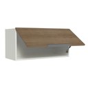 Ver imagem 5 de Armário Aéreo de Cozinha Madesa Stella 70 cm 1 Porta Basculante Branco/Rustic