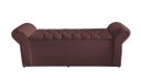 Ver imagem 3 de Kit Realeza Cabeceira de Cama Box e Calçadeira Baú Casal 140 Cm Suede Rosê Eli Móveis