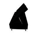 Ver imagem 1 de Cama Box Baú Castor Solteiro Corano Preto 88x188x35cm