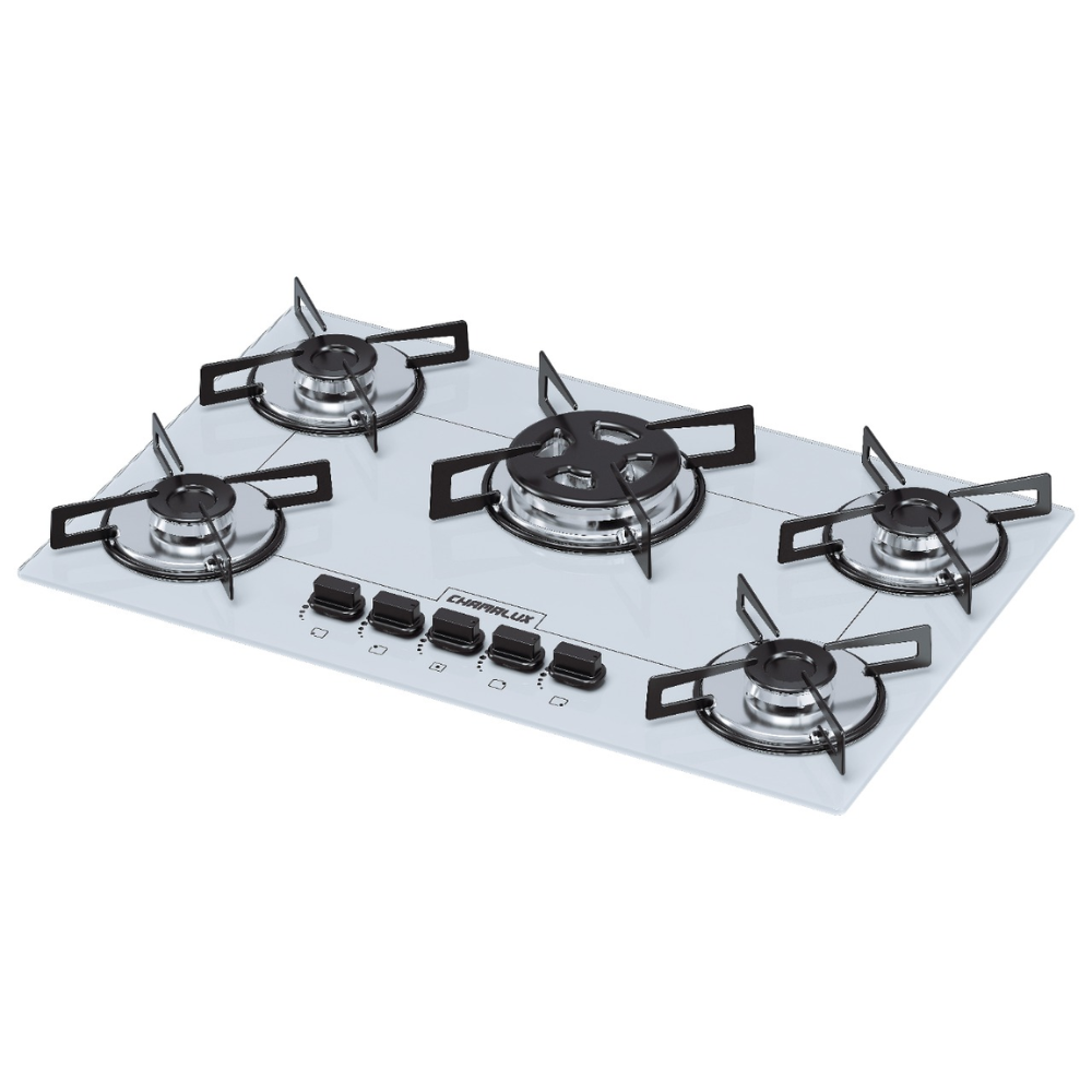 Cooktop 5 Bocas Chamalux Tripla Chama Bivolt - 1