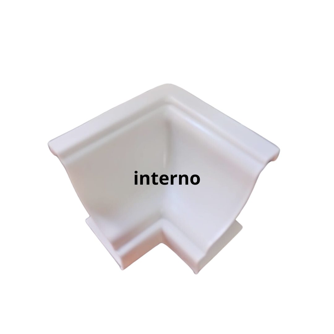 Canto Interno Branco Pvc - 4