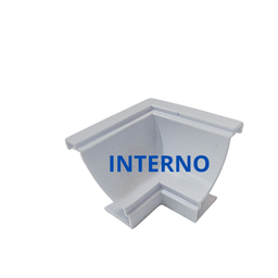 Kit/15 Cantos Interno Branco para Moldura de Pvc - 3