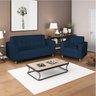 Kit Sofá 180cm e Poltrona em Suede Dallas - 1