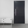 Porta Pivotante de Alumínio 210 x 100cm com Puxador Veneza Esquadrias Bergamo - 1