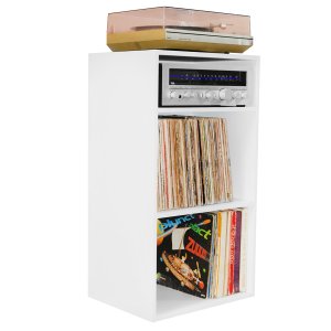 Estante Branca para Discos Lp Vinil Coleções