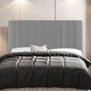 Ver imagem 6 de Cabeceira E Baú Cama Box King Size Grace 195cm Suede Cinza