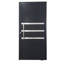 Ver imagem 2 de Porta Pivotante de Alumínio 210 X 120cm com Friso Veneza Esquadrias Bergamo