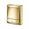 Acabamento P Válvula de Descarga Square Salvagua Ouro Polido - 3