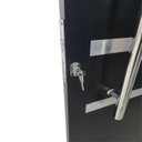 Ver imagem 6 de Porta Pivotante de Alumínio 210 X 120cm com Friso Veneza Esquadrias Bergamo Abertura Esquerda