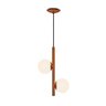 Luminária Pendente Double Cobre Ono Vidro 784/2 SpotLine - 1