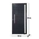 Ver imagem 5 de Porta Pivotante de Alumínio 210 X 100cm com Visor Veneza Esquadrias Bergamo