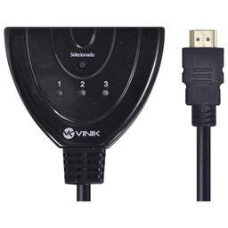 Switch Hdmi 3 Entradas e 1 Saida 1.3v com Suporte 3d e 1080p - 2