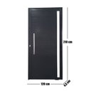 Ver imagem 5 de Porta Pivotante de Alumínio 210 X 120cm com Visor Veneza Esquadrias Bergamo