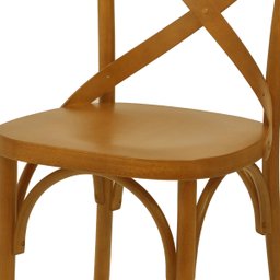 Kit 4 Cadeira De Jantar Katrina X Espanha Madeira Maciça Assento Anatômico - Mel - 5