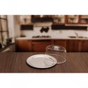 Ver imagem 2 de Conjunto para Bolo Vai a Mesa com Prato Aço Inox 32 Cm de Diâmetro e Cupula Petúnia Inox