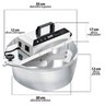 Misturador Panela Elétrica 10 Litros Premium Bivolt 50/60 Hz Saro - 4