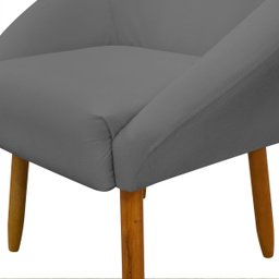 Poltrona Decorativa para Sala Recepção Manicure Consultório Stella Suede - 7