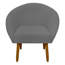 Poltrona Decorativa para Sala Recepção Manicure Consultório Stella Suede - 4