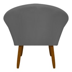 Poltrona Decorativa para Sala Recepção Manicure Consultório Stella Suede - 6