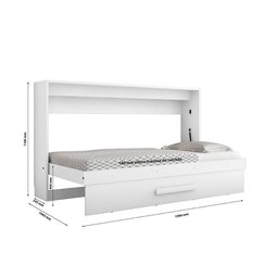 Cama Dobravel Solteiro Naturalle Framar - 2