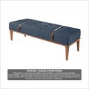 Ver imagem 7 de Recamier de Madeira Eucalipto, Estofado e Cinto de Couro Yarin 