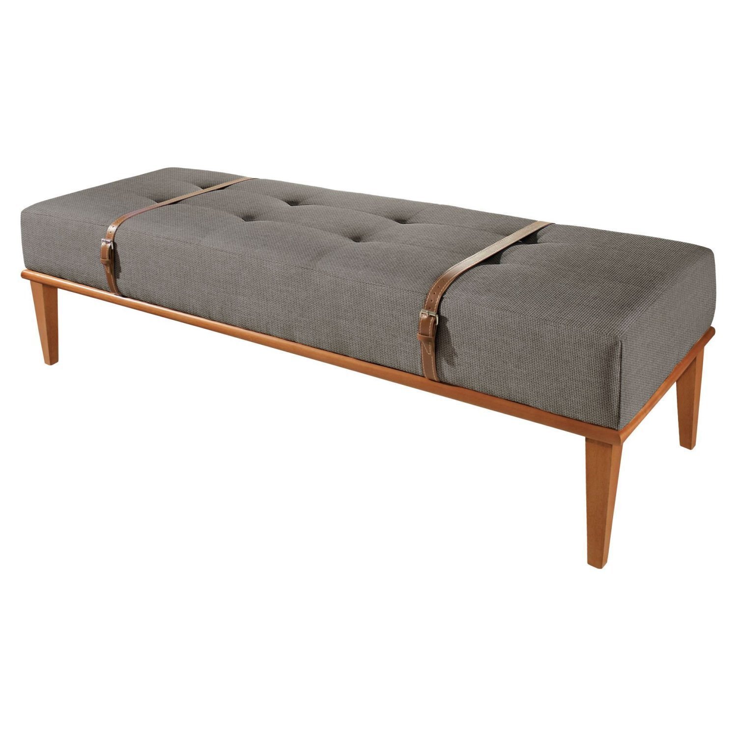 Recamier em Linho 150cm com Cinto em Couro Yarin - 2