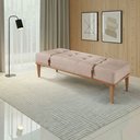 Ver imagem 1 de Recamier de Madeira Eucalipto, Estofado e Cinto de Couro Yarin 