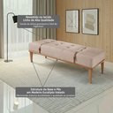 Ver mais imagens de Recamier de Madeira Eucalipto, Estofado e Cinto de Couro Yarin 