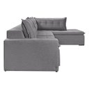 Ver imagem 5 de Sofá Retrátil 7 Lugares 356cm com Chaise a Direita de 91cm Presidente