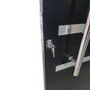 Ver imagem 6 de Porta Pivotante de Alumínio 210 X 120cm com Friso e Vidro Veneza Esquadrias Bergamo