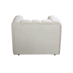 Poltrona Mona Decorativa Moderna Sala de Estar Recepção Bouclê Bege - 4