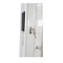 Ver imagem 6 de Porta Pivotante de Alumínio 210 X 100cm com Puxador Linha 30 Esquadrias Bergamo Abertura Direita