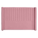 Ver imagem 1 de Cabeceira Ripada Estofada para Cama Box Casal King 1.95 - Suede - Sv Decor:rosa