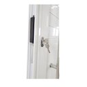 Ver imagem 6 de Porta Pivotante de Alumínio 210 X 120cm com Puxador Linha 30 Esquadrias Bergamo Abertura Direita