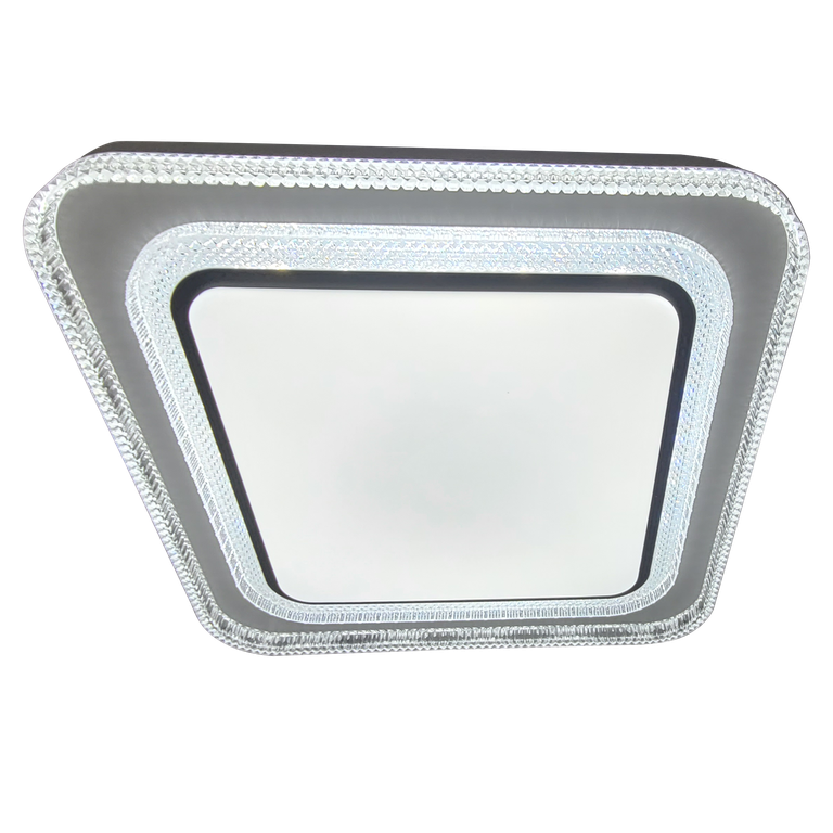 Plafon Sobrepor Led 45w 40x40cm 3 Temperatura de Cor Moderno Bivolt