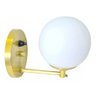 Kit 2 Arandela Dourado Jabuticaba Globo 12cm com Interruptor - 2