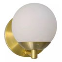 Ver imagem 3 de Kit 2 Arandela Dourado Jabuticaba Globo 12cm com Interruptor