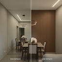 Ver imagem 3 de Painel Ripado Laminado de Eva Autocolante Flexível 5 Metros Cinamomo