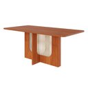 Ver imagem 1 de Mesa Jantar em Mdf 1,80 sem Vidro Louise Cimol Cinamomo